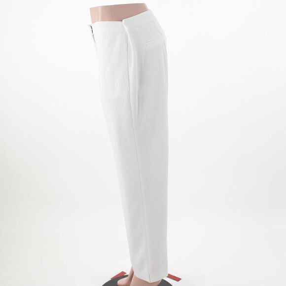 DKNY Essential Slim Ankle Pants in Ivory - Picture 4 of 5